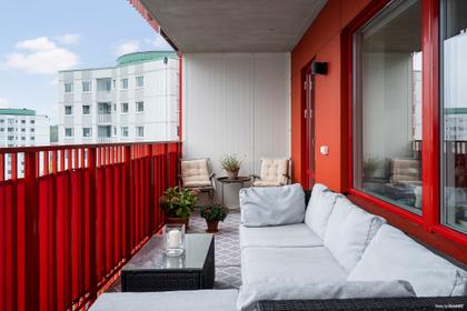 Balkong eller utsiktsbild