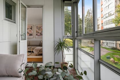 Balkong eller utsiktsbild