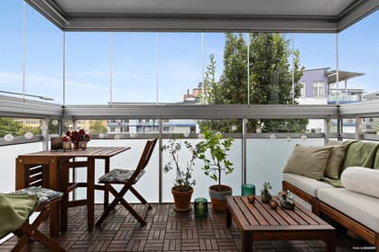 Balkong eller utsiktsbild