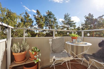 Balkong eller utsiktsbild