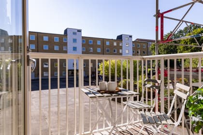 Balkong eller utsiktsbild