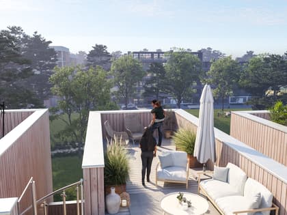 Balkong eller utsiktsbild