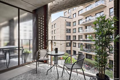 Balkong eller utsiktsbild