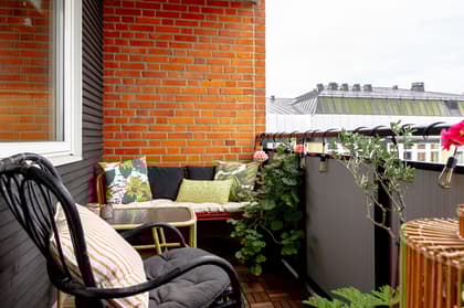 Balkong eller utsiktsbild