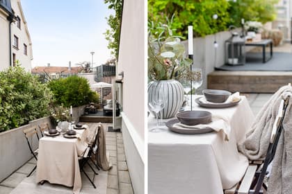 Balkong eller utsiktsbild