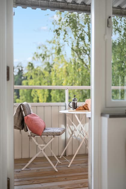 Balkong eller utsiktsbild