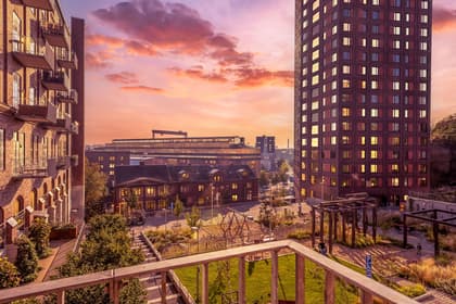 Balkong eller utsiktsbild