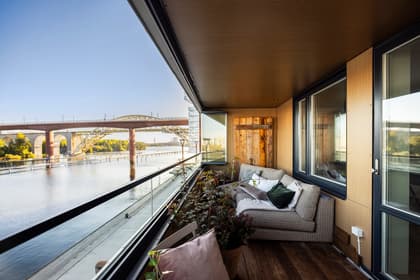 Balkong eller utsiktsbild