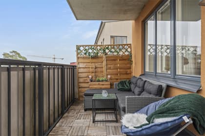 Balkong eller utsiktsbild