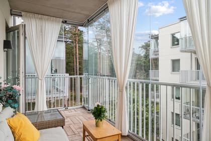 Balkong eller utsiktsbild