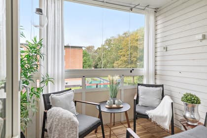 Balkong eller utsiktsbild