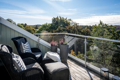 Balkong eller utsiktsbild