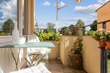 Balkong eller utsiktsbild