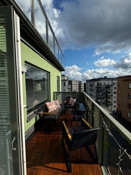 Balkong eller utsiktsbild