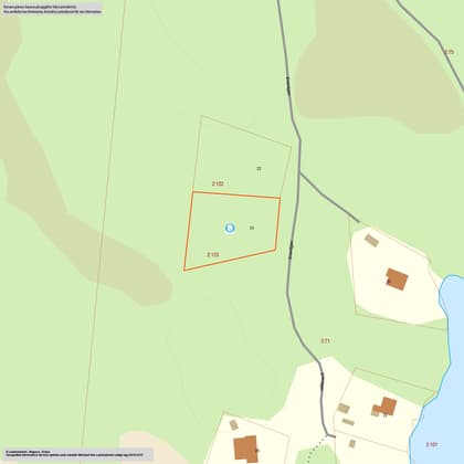 Illustrerad karta över fastigheten eller området