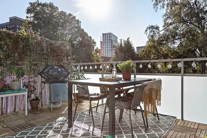 Balkong eller utsiktsbild