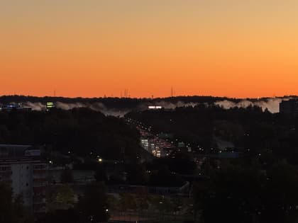 Balkong eller utsiktsbild