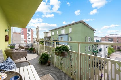 Balkong eller utsiktsbild