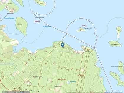 Illustrerad karta över fastigheten eller området