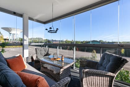 Balkong eller utsiktsbild