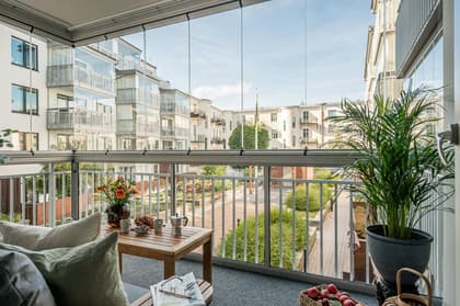 Balkong eller utsiktsbild