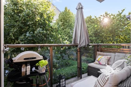 Balkong eller utsiktsbild