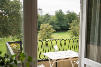 Balkong eller utsiktsbild