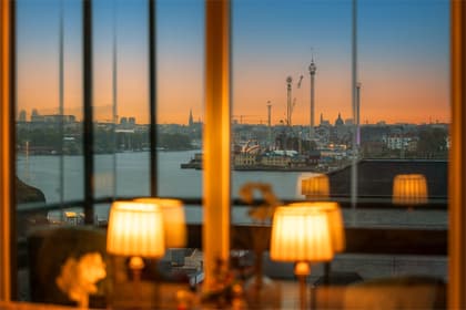 Balkong eller utsiktsbild