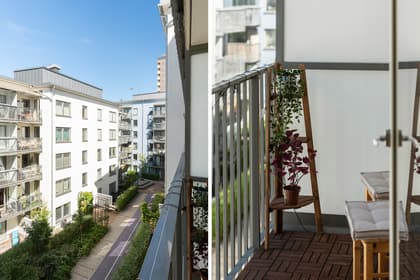 Balkong eller utsiktsbild