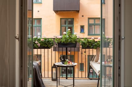 Balkong eller utsiktsbild