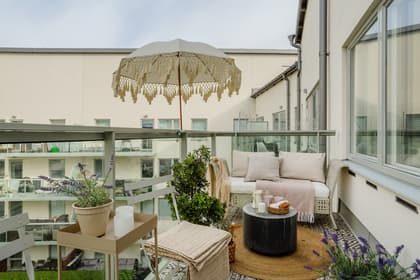 Balkong eller utsiktsbild