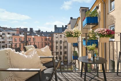 Balkong eller utsiktsbild