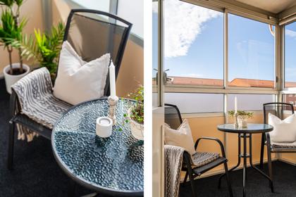 Balkong eller utsiktsbild