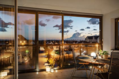 Balkong eller utsiktsbild