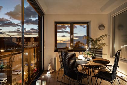 Balkong eller utsiktsbild