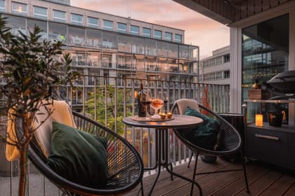 Balkong eller utsiktsbild