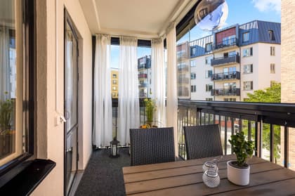 Balkong eller utsiktsbild