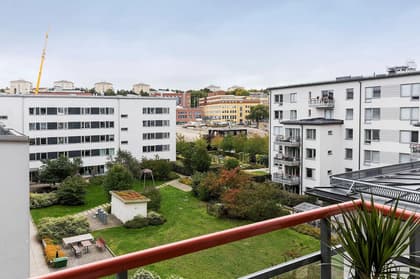 Balkong eller utsiktsbild