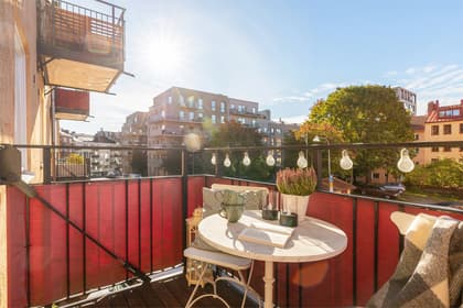 Balkong eller utsiktsbild