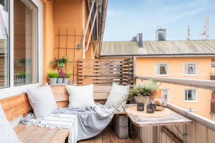 Balkong eller utsiktsbild