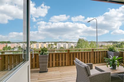 Balkong eller utsiktsbild