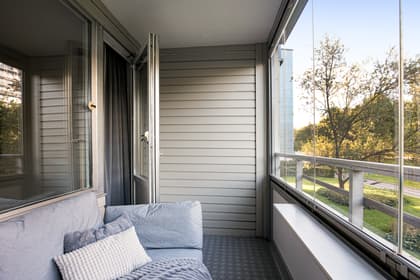 Balkong eller utsiktsbild