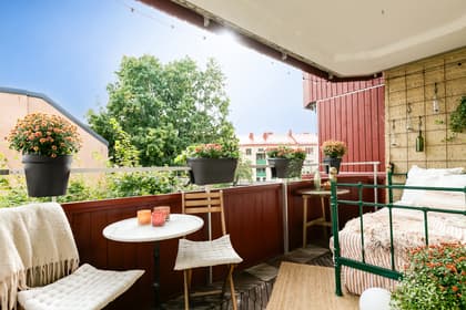 Balkong eller utsiktsbild