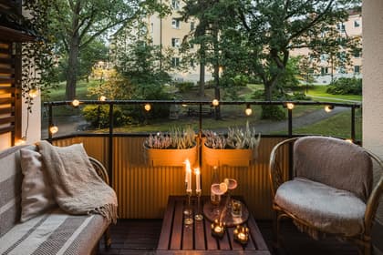 Balkong eller utsiktsbild