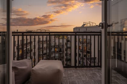 Balkong eller utsiktsbild