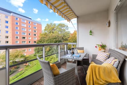 Balkong eller utsiktsbild