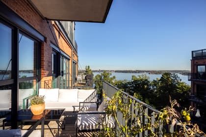 Balkong eller utsiktsbild