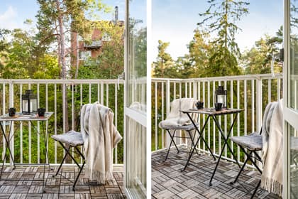 Balkong eller utsiktsbild