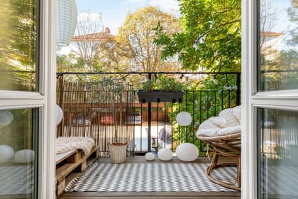 Balkong eller utsiktsbild