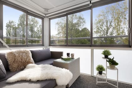 Balkong eller utsiktsbild